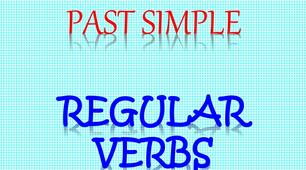(Копія) Past Simple.  Regular verbs
