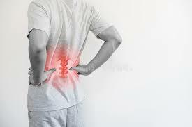 Office Syndrome, Backache And Lower Back Pain Concept. A Man Touching His  Lower Back At Pain Point Stock Image - Image of copy, concepts: 166092271