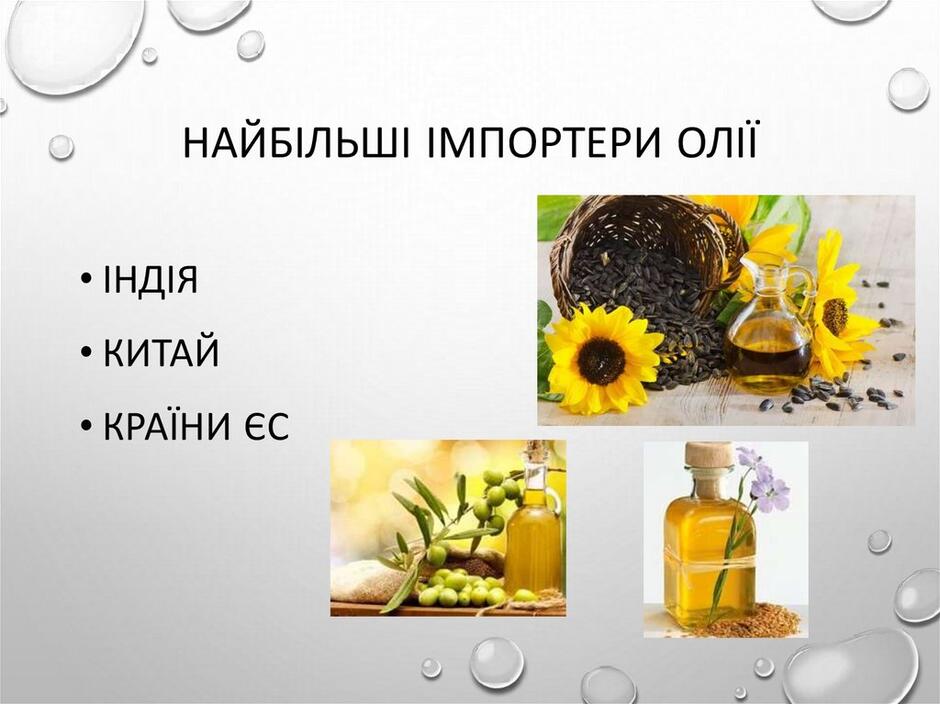 Найбільші імпортери олії