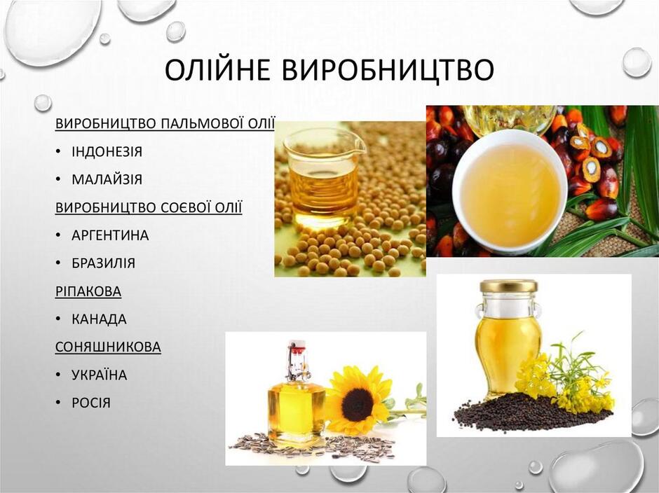 Олійне виробництво