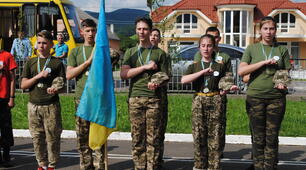 Участь рою "Сокіл" ("Джура") Ужгородської ЗОШ І - ІІІ ступенів №20 - ліцею "Лідер" у ІІІ етапі Всеукраїнської дитячо-юнацької військово-патріотичної гри "Сокіл" ("Джура").