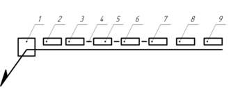 Позначення монтажного шва. Позначення на кресленнях швів зварних з'єднань
