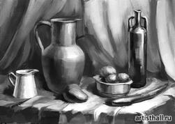 Живопись гризайль | Artisthall - Художественная мастерская