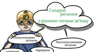 Складні речення з різними видами зв'язку
