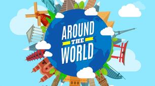 Presentation to the lesson on the topic: "AROUND THE WORLD. GRAMMAR LESSON" - the 7th grade.