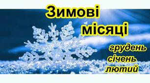 Мнемотаблиця: " Вивчаємо зимові місяці"