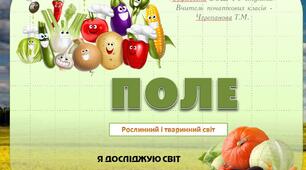 Поле : рослинний і тваринний світ