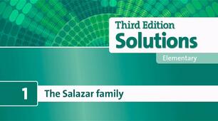 Listening. The Salazar family.(Solutions Elementary 3rd. Unit 1)