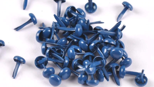 Зображення товару: Брадси темнно-сині круглі, 9х5 мм – 100 штук