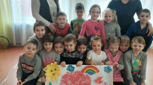 Арт-проект з використанням нетрадиційних засобів малювання  на тему:"Прообудження Весни"