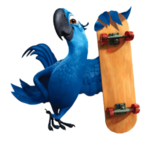 Иконка Blue, попугай, рио, rio, размер 256x256 | id28498 | iconbird.com