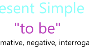 The verb "to be" in the Present Simple Tense (grades 5-7)