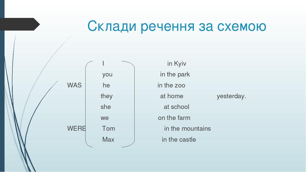 Дієслово to be в минулому часі. Презентація | Презентація. Англійська мова