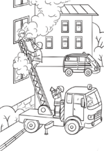 Розмальовки для дітей "Пожежна безпека" | Ілюстрації. Дошкілля