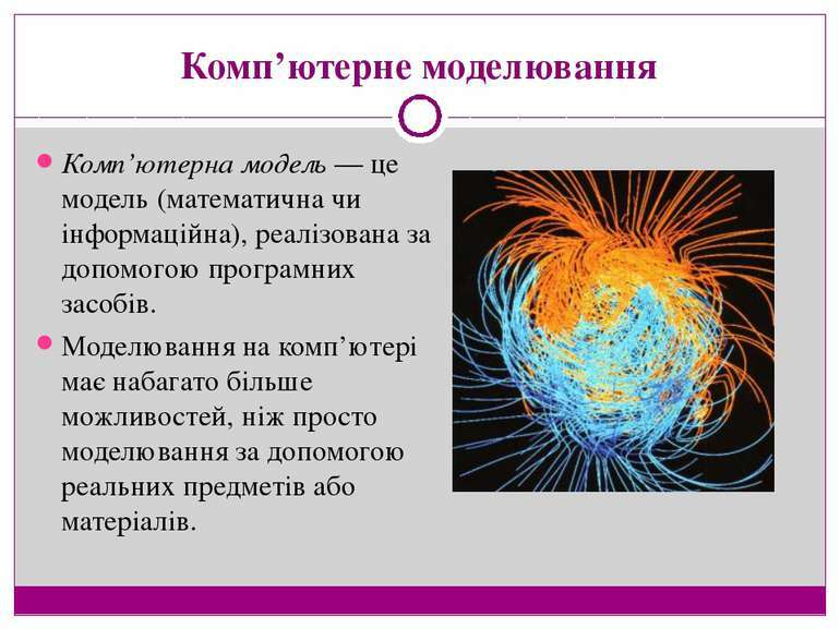 Моделі та їх типи. Моделювання. - презентація з математики