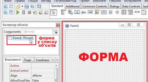 Самостійна робота "Основні властивості Форми" Lazarus