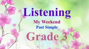 Розробка уроку аудіювання для 3 класу "My weekend"