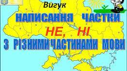 Написання НЕ,НІ з різними частинами мови