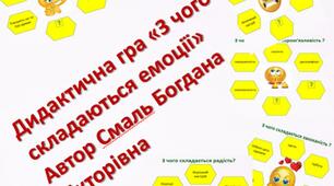 Авторська Дидактична гра для розвитку емоційного інтелекту З чого складаються емоції