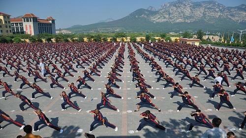 To start training Shaolin Kung fu in Dengfeng 2