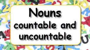 Countable and uncountable nouns