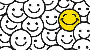Listening to a song: “Happy” by Pharrell Williams