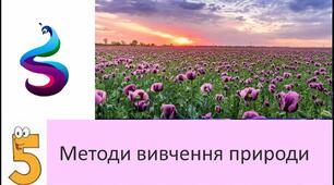 Урок 3. Методи вивчення природи. Природознавство. 5 клас