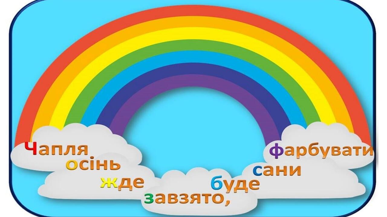 Презентація "Веселка. Яка буває веселка?"