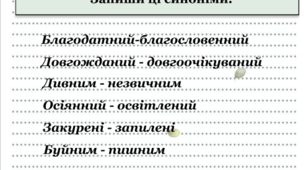 Робота з текстом (Максим Рильський "Дощ")