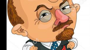 Дидактичний матеріал для гри "Карикатура. Хто я?" (Владімір Ленін)