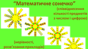 Презентація "Дидактична гра "Математичне сонечко"