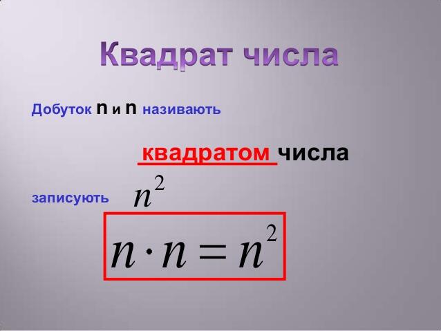 Добуток n и n називаютьквадратом числазаписують2n2nnn 
