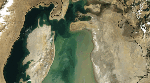 Аральское море 2000-2020гг.