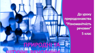 Презентація  "Природні та штучні речовини"