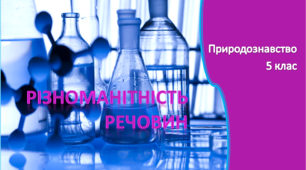 Різноманітність речовин