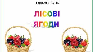 Демонстраційний  матеріал  "Лісові  ягоди"