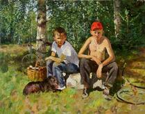 ГРИБЫ В ЖИВОПИСИ (ЧАСТЬ 13 - ЛЕТО, ЛЕС, ГРИБЫ, ЛУКОШКО. Продолжение темы.). Обсуждение на LiveInternet - Российский Сервис Онлайн-Дневников