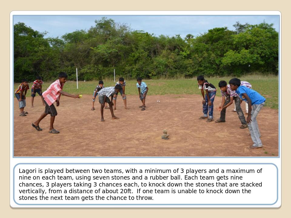 Презентація "Unusual sport. Lagori" (англійська мова) Презентація
