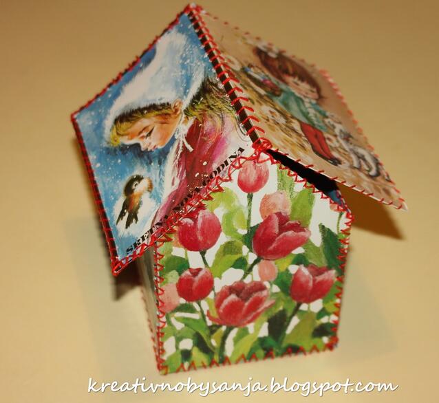 Handmade with love: Kutija od razglednica!