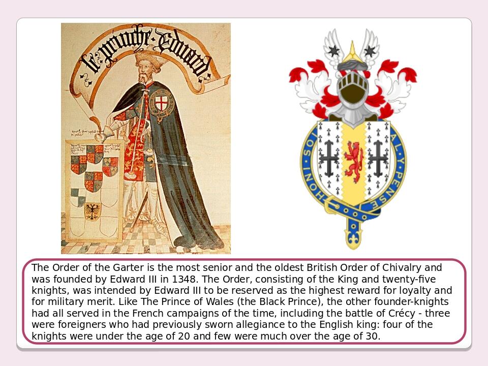 Презентація "British customs and traditions. The Garter Ceremony