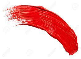Strokes Of Red Paint Isolated On White Stock Photo, Picture And Royalty  Free Image. Image 39464458.