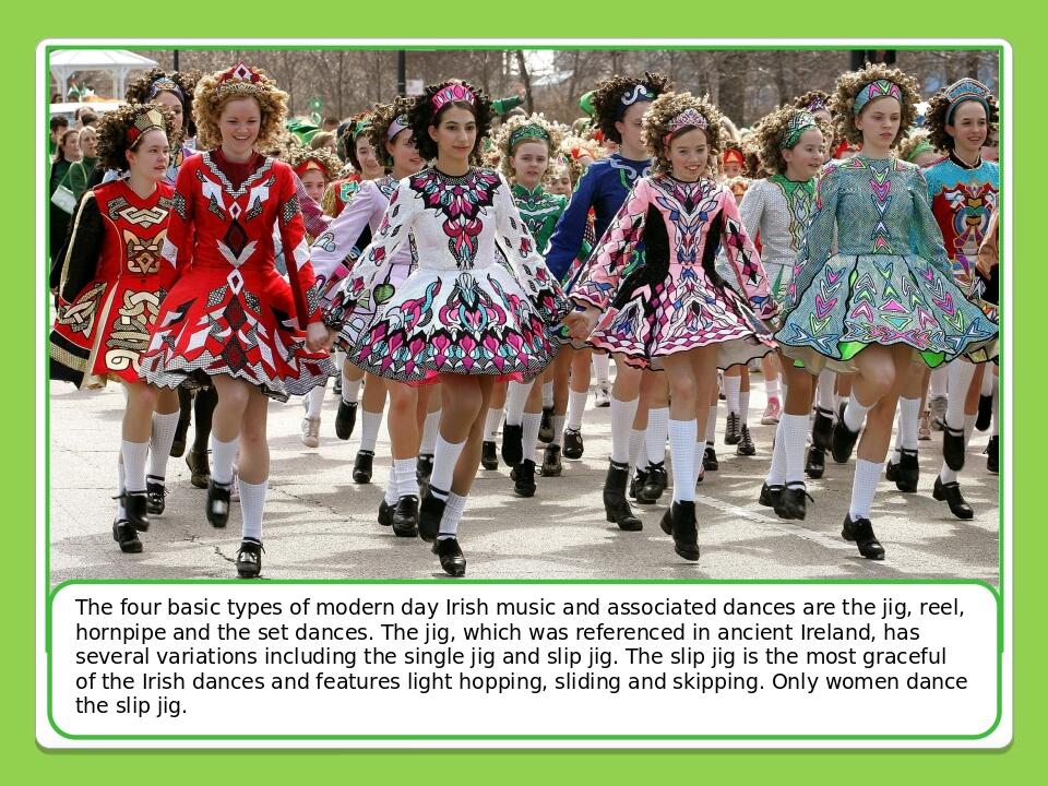 Презентація "Traditional Dances. Irish Step Dancе" Презентація