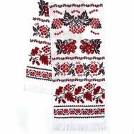 Folkmart™ | Рушник вишиваний український "УкрСув" - "Хліб - Сіль" (33см х  196см) | Alexander mcqueen scarf, Alexander mcqueen