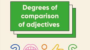 Прикметник (THE ADJECTIVE) DEGREES OF COMPARISON