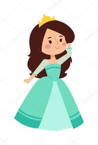 Princess vector character isolated Stock Vector Image by ©adekvat #118427494