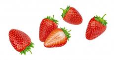Premium Photo | Strawberries isolated on white background