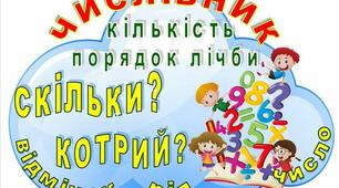 Діагностична робота з української мови 3 клас за темою "Числівник"