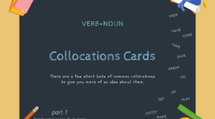 Дидактичні картки "Verb Collocations Cards"