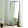 Amazon.com: NeuType Full Length Mirror Floor Mirror with Standing Holder Bedroom/Locker Room Standing/Hanging Mirror Dressing Mirror Wall-Mounted Mirror (Black) : Home &amp; Kitchen