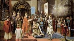Утворення «варварських королівств». Франкська держава. Хлодвіг. Ранньосередньовічні імперії. Завоювання Карла Великого. Імперія франків. Розподіл імперії. 